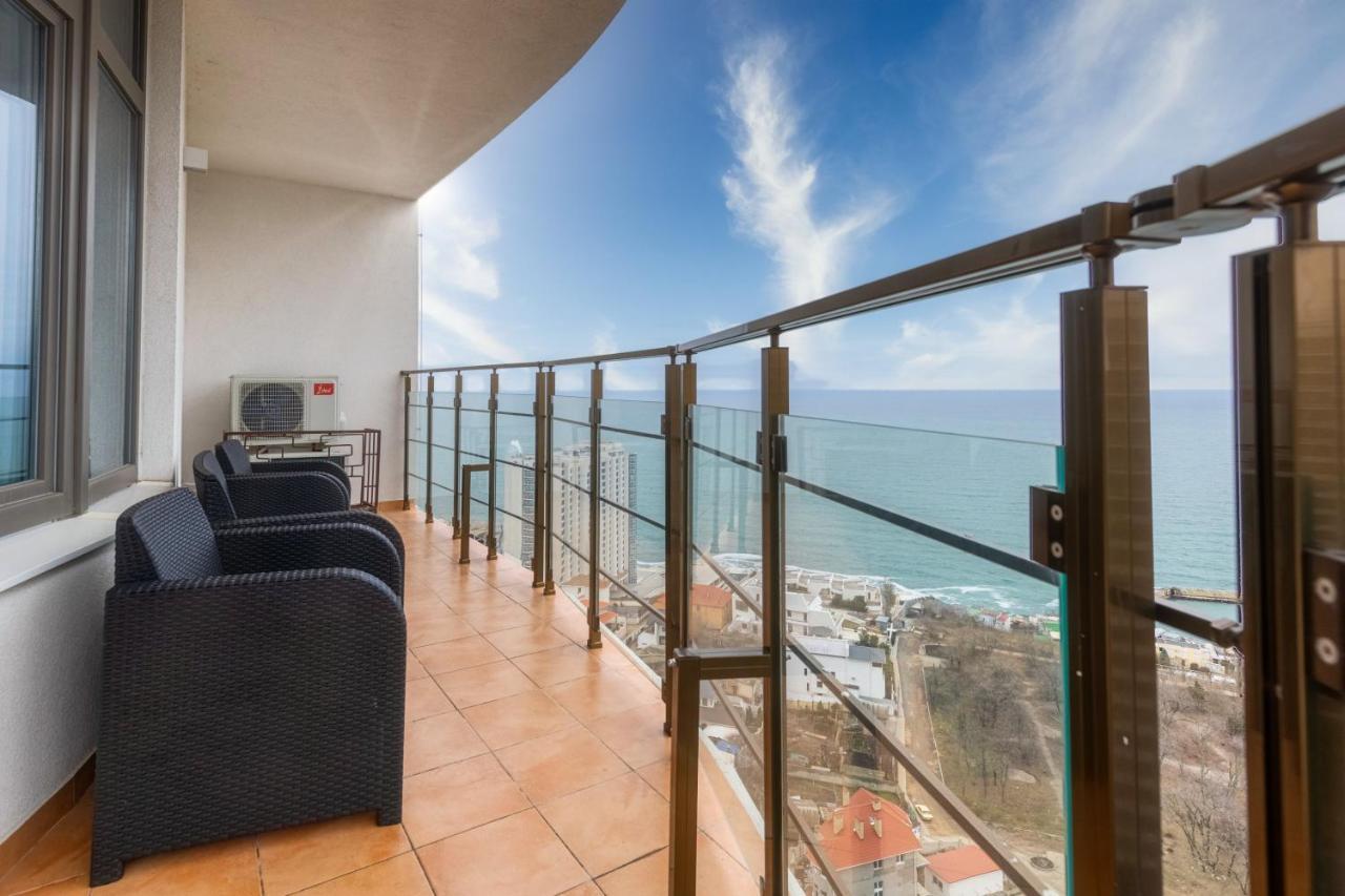 44 Pearl 1-Bedroom Panoramic Sea View Apartment Odesa Exterior foto
